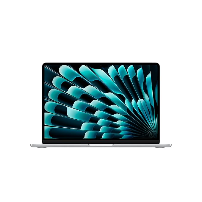 2025 Apple MacBook Air 13-inch Laptop: M4 Chip (10-core CPU), 16GB Unified Memory, 256GB SSD - Silver